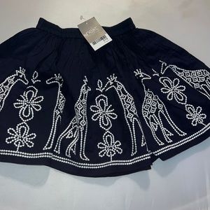 New Next skirt giraffes 4/5 years